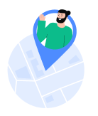 Share location illustration
